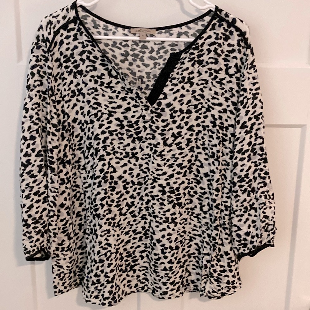 Soirée SZ 1X Animal print blouse
